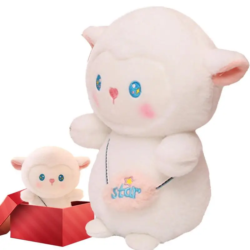 Stuffed Sheep Soft Plush Lamb PP Cotton Filling Animal Toy Soft Throw Pillow Cute Doll Birthday Christmas Gift
Stuffed Sheep Soft Plush Lamb PP Cotton Filling Animal Toy Soft Throw Pillow Cute Doll Birthday Christmas Gift