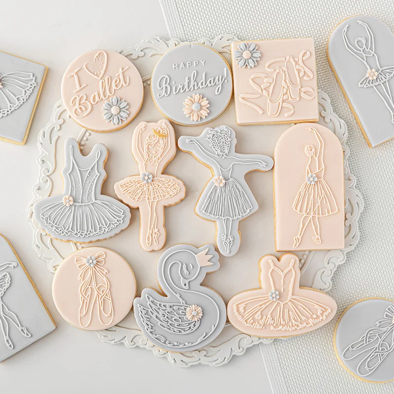 European Ballet Girl Biscuit Embossing Mold Cookie Cutter Baking Tools Swan Dance Shoes Sugar Cake Biscuit Embossing Mold
European Ballet Girl Biscuit Embossing Mold Cookie Cutter Baking Tools Swan Dance Shoes Sugar Cake Biscuit Embossing Mold