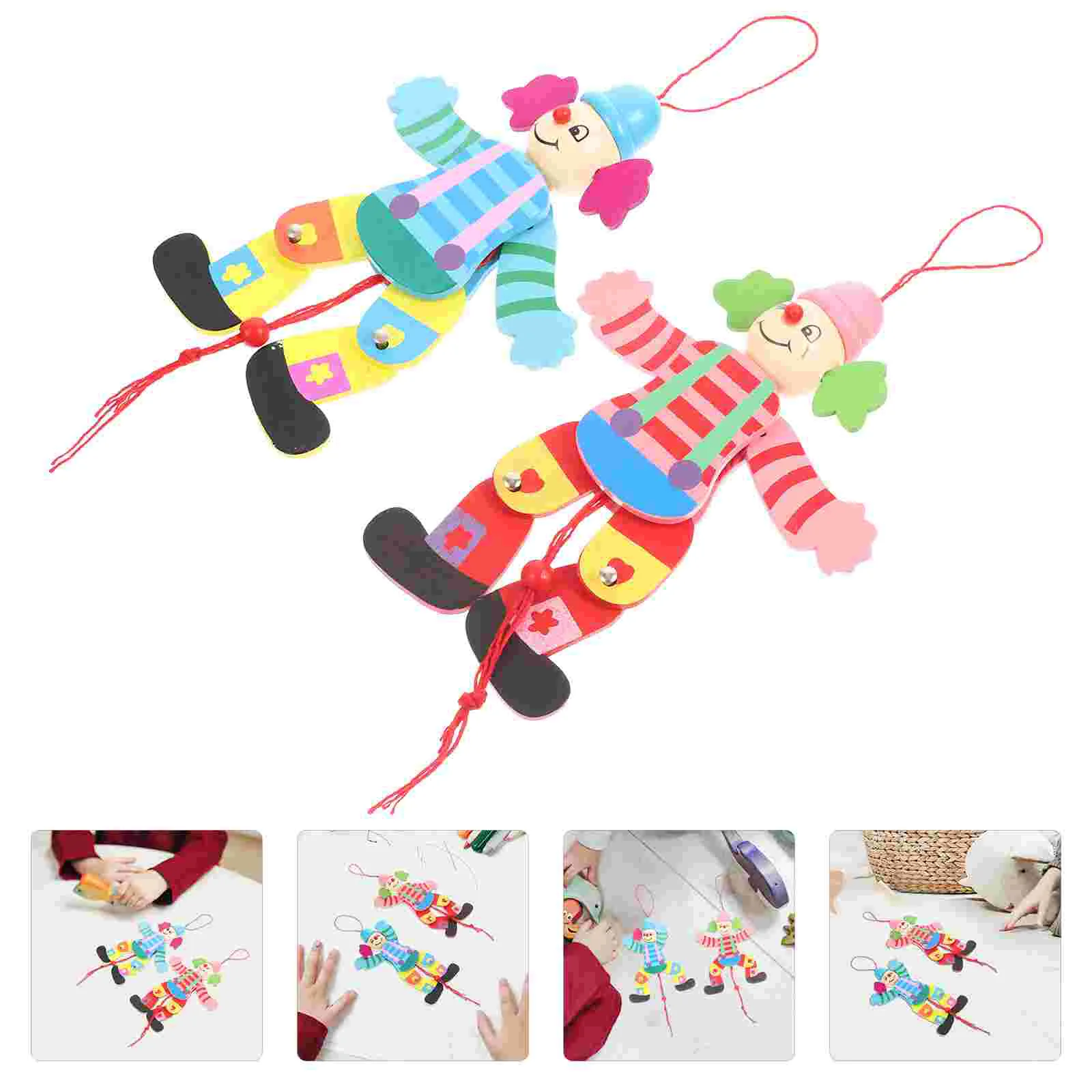 2 Pcs Pull Line Clown Toy Wood Aldult Toy Marionettes Kids Interactive Toys Prop Child Playset
2 Pcs Pull Line Clown Toy Wood Aldult Toy Marionettes Kids Interactive Toys Prop Child Playset