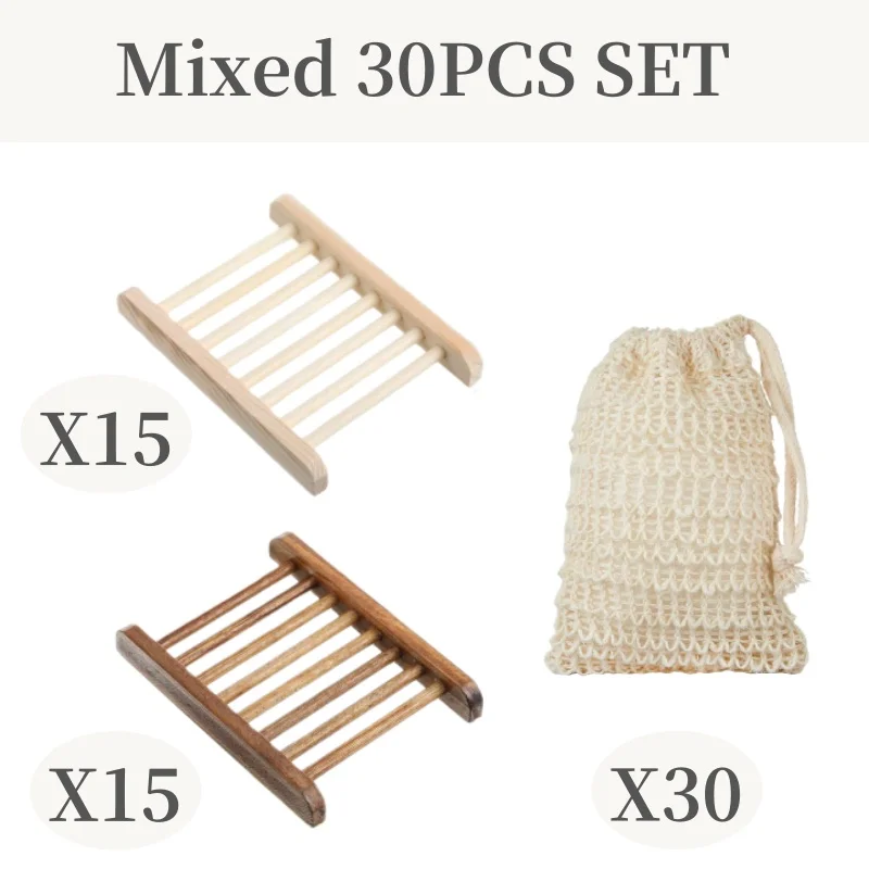 Деревянные подносы для мыла с мешочками из сизаля
Деревянные подносы для мыла с мешочками из сизаля