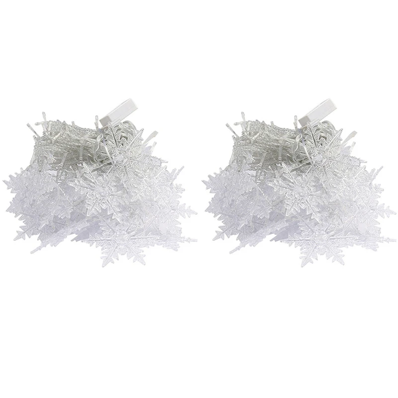 2X Christmas LED Curtain Window Snowflake String Fairy Lights Waterproof Xmas Decor -US Plug
2X Christmas LED Curtain Window Snowflake String Fairy Lights Waterproof Xmas Decor -US Plug