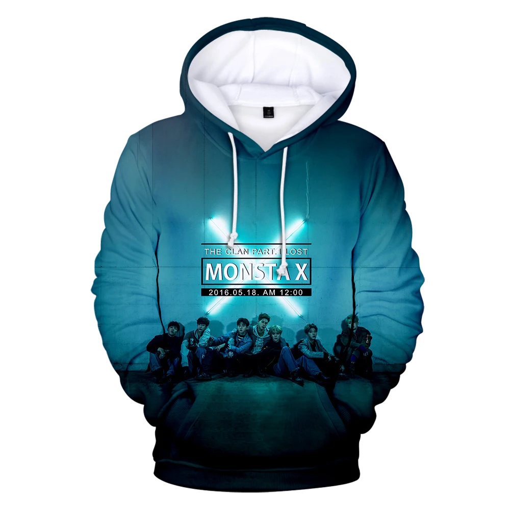 Classic Novelty MONSTA X 3D Hoodies Sweatshirts Boys/Girls Long Sleeve Hoodie Fashion Casual Children Sweatshirt Pullovers
Classic Novelty MONSTA X 3D Hoodies Sweatshirts Boys/Girls Long Sleeve Hoodie Fashion Casual Children Sweatshirt Pullovers