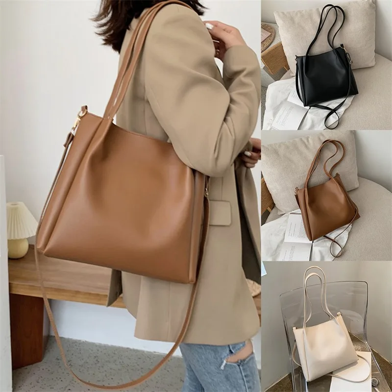 Fashion Women PU Leather Solid Color Shoulder Shopping Bag Casual Ladies Tote Handbags Messenger Bag
Fashion Women PU Leather Solid Color Shoulder Shopping Bag Casual Ladies Tote Handbags Messenger Bag