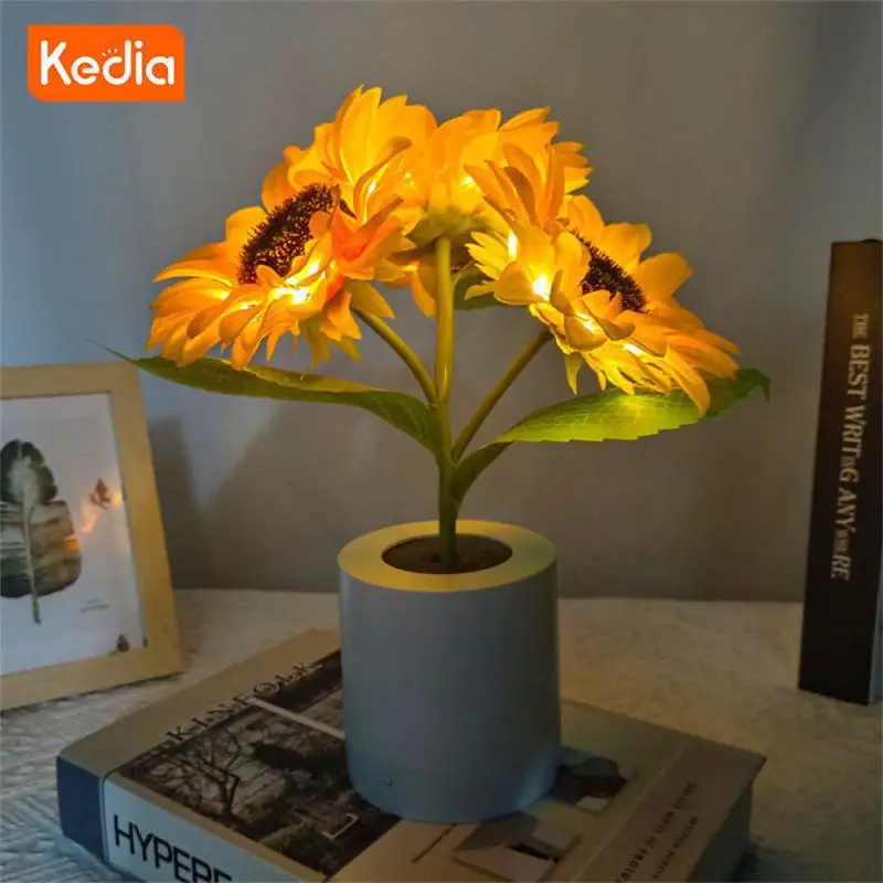 Gifts Durable Simulation Illumination Practical Night Light Home Furnishing Sunflower Simple Convenient Bedside Fashion Girl
Gifts Durable Simulation Illumination Practical Night Light Home Furnishing Sunflower Simple Convenient Bedside Fashion Girl