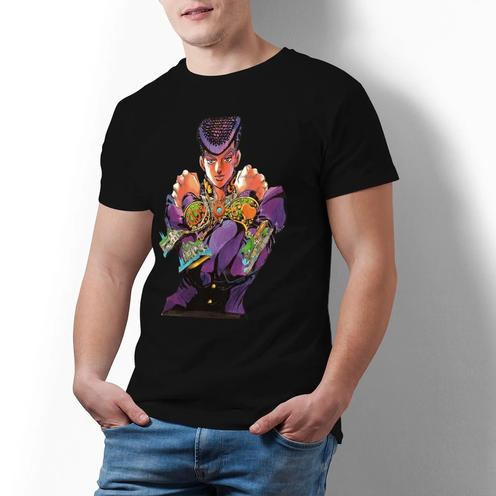 Higashikata Josuke T Shirt Jojo Fun 100 Cotton T-Shirt Short Sleeves Print Tee Shirt Mens
Higashikata Josuke T Shirt Jojo Fun 100 Cotton T-Shirt Short Sleeves Print Tee Shirt Mens