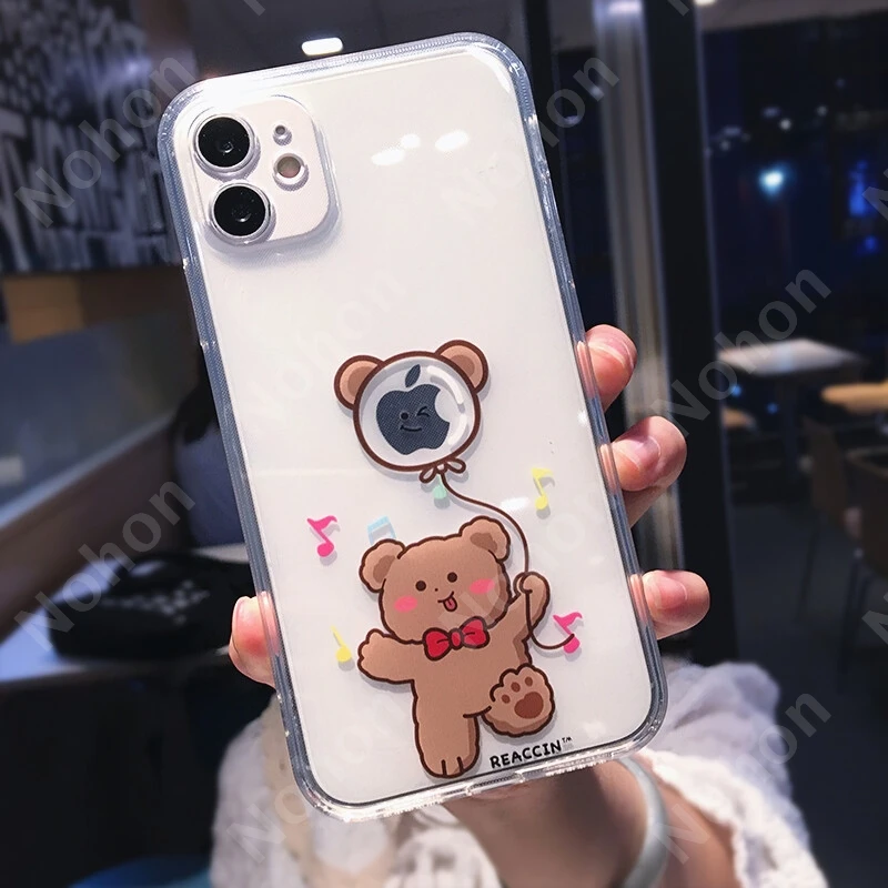 Cute Cartoon Animal Bear Clear Phone Case For REDMI NOTE 10 PRO 5G NOTE9 8 REDMI 6A 8 9C 9T Funny Couple Transparent Soft casing
Cute Cartoon Animal Bear Clear Phone Case For REDMI NOTE 10 PRO 5G NOTE9 8 REDMI 6A 8 9C 9T Funny Couple Transparent Soft casing