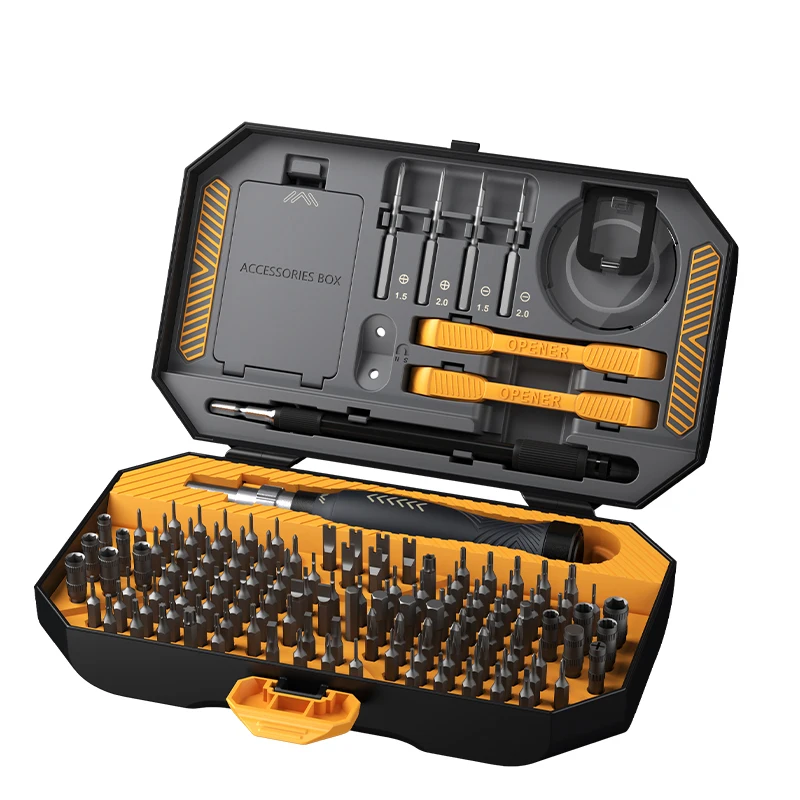 Hand Tools 145 in 1 Magnetic Laptop Screwdriver Kit Precision Screwdriver Set Small Impact Screw Driver Set with Case
Hand Tools 145 in 1 Magnetic Laptop Screwdriver Kit Precision Screwdriver Set Small Impact Screw Driver Set with Case