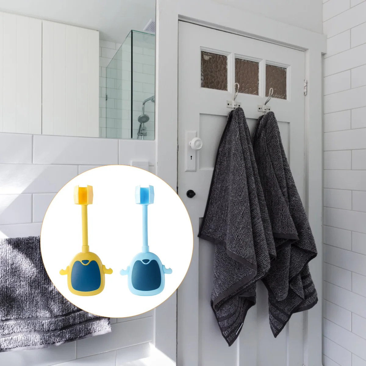 2pcs Adjustable Shower Holder for Suction Cup Holder Removable Wall Mount Holder Shower Wand Bracket for Bathroom
2pcs Adjustable Shower Holder for Suction Cup Holder Removable Wall Mount Holder Shower Wand Bracket for Bathroom