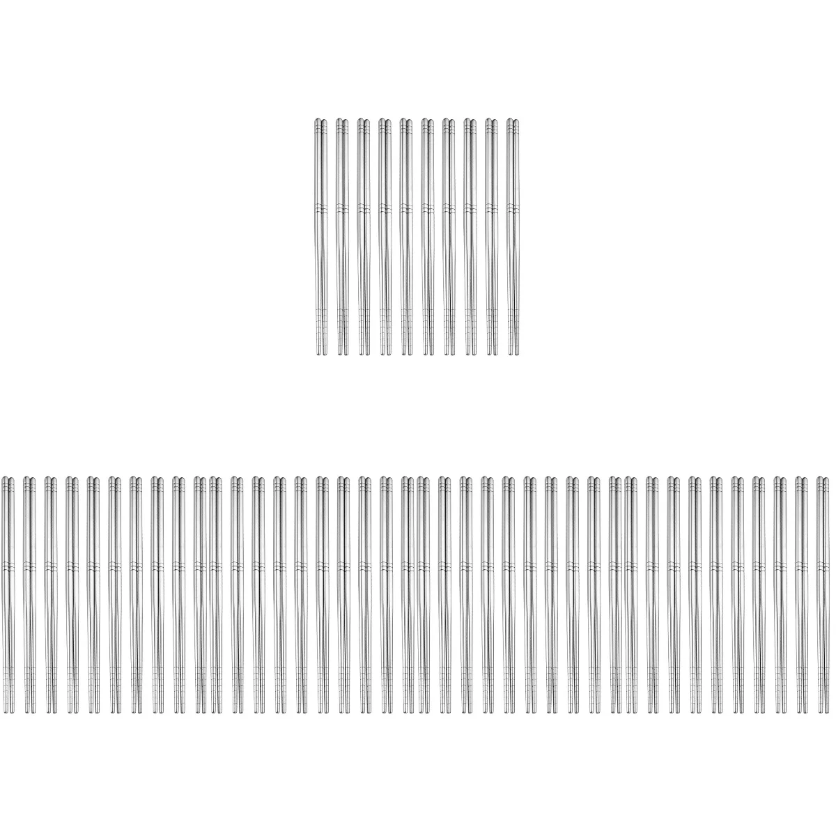 50 Pcs Multi-function Stainless Steel Portable Chopstick Chopsticks Ramen Chopstick for Kitchen Restaurant Home Dinner
50 Pcs Multi-function Stainless Steel Portable Chopstick Chopsticks Ramen Chopstick for Kitchen Restaurant Home Dinner