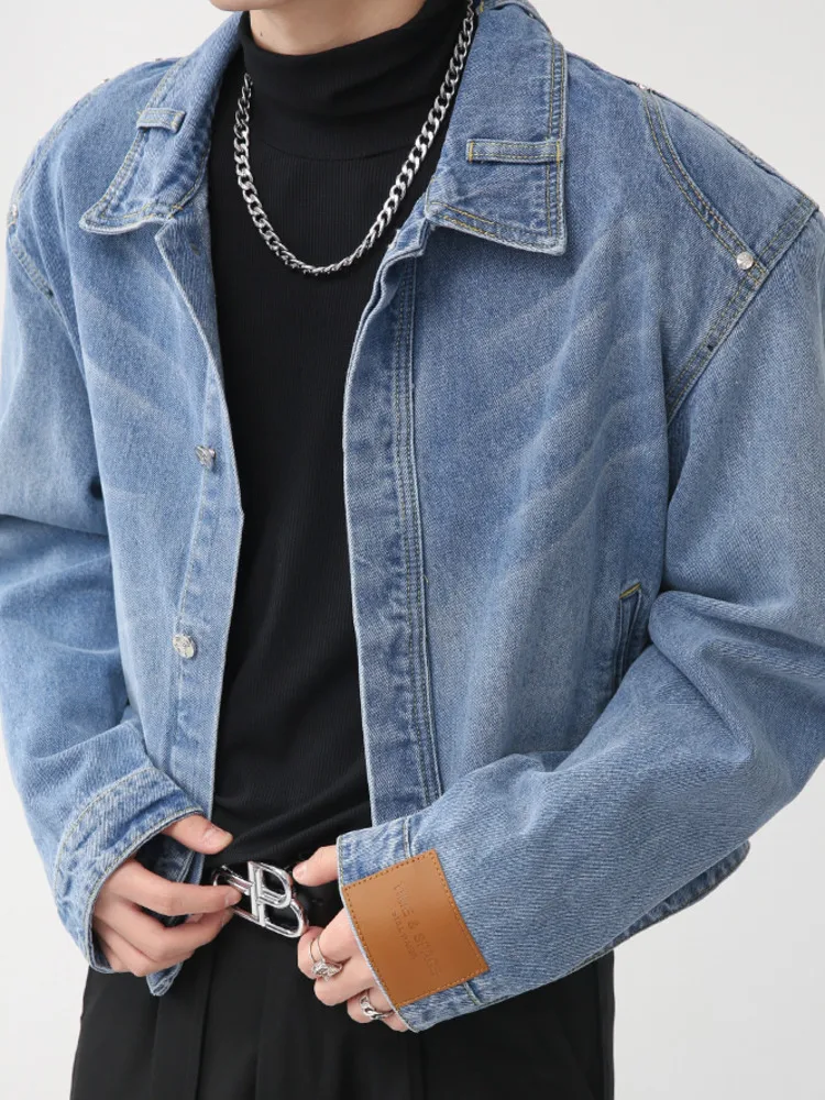 SYUHGFA Men Clothing Autumn Jacket New Korean Loose Splicing Removable Shoulder Pad Denim 2022 Long Sleeve Male Tops Vintage
SYUHGFA Men Clothing Autumn Jacket New Korean Loose Splicing Removable Shoulder Pad Denim 2022 Long Sleeve Male Tops Vintage