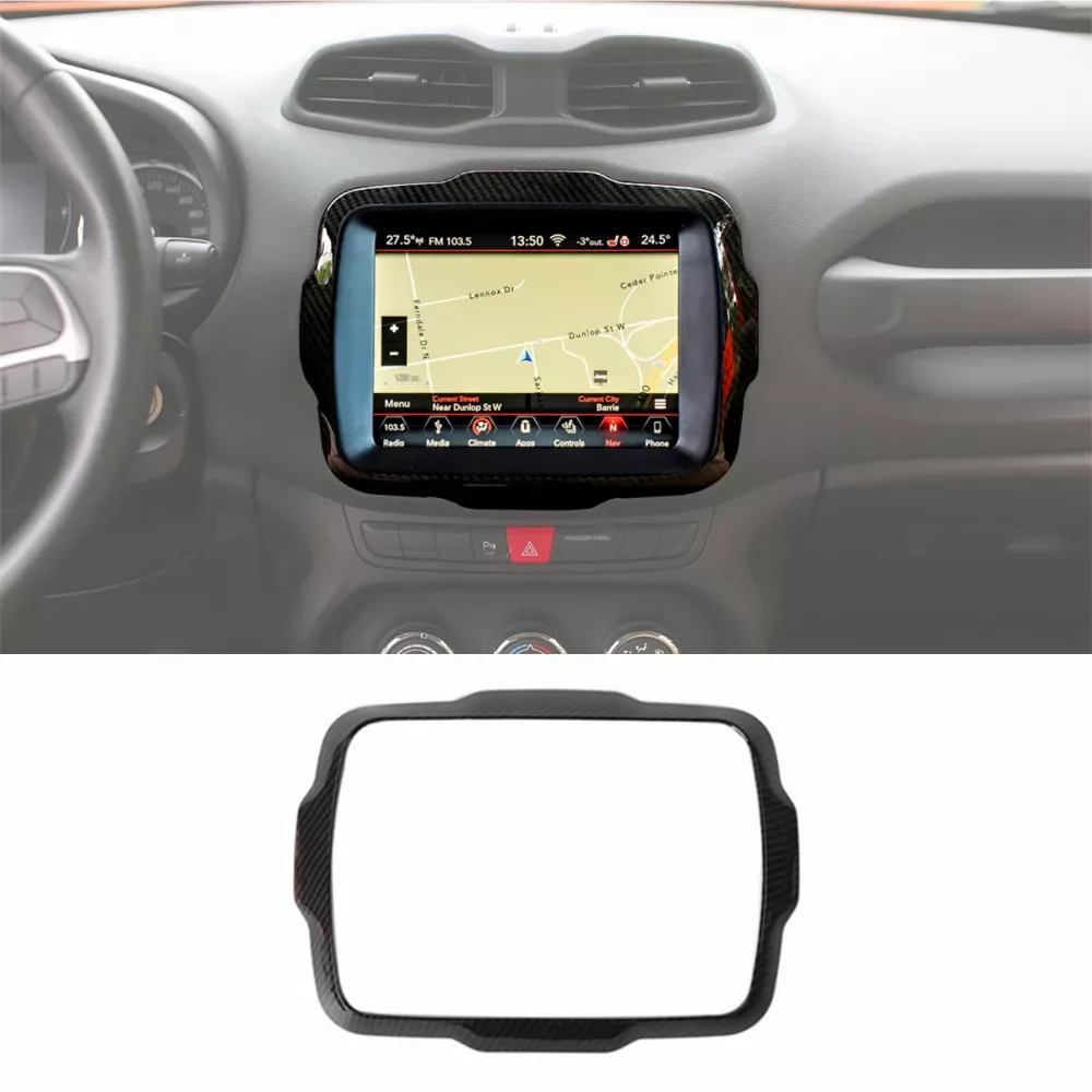 Center GPS Navigation Decoration Frame Cover Trim Stickers for Jeep Renegade 2018 2019 2020 2021 2022 Car Interior Accessories
Center GPS Navigation Decoration Frame Cover Trim Stickers for Jeep Renegade 2018 2019 2020 2021 2022 Car Interior Accessories