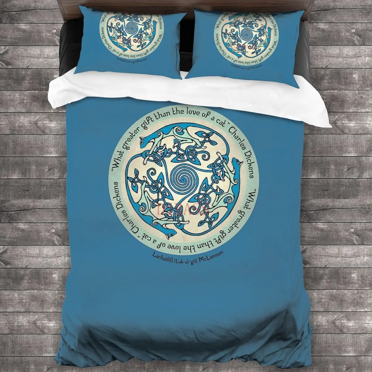 What Greater Gift Than The Love Of A Cat Soft Microfiber Comforter Set with 2 Pillowcase Quilt Cover With Zipper Closure
What Greater Gift Than The Love Of A Cat Soft Microfiber Comforter Set with 2 Pillowcase Quilt Cover With Zipper Closure