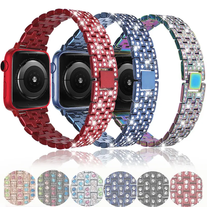 Ремешок из нержавеющей стали для Apple Watch Band 44 мм 45 мм 38 мм 40 мм, модный браслет для iWatch 7 6 5 4 3 SE, с бриллиантами 41 мм 42 мм
Ремешок из нержавеющей стали для Apple Watch Band 44 мм 45 мм 38 мм 40 мм, модный браслет для iWatch 7 6 5 4 3 SE, с бриллиантами 41 мм 42 мм