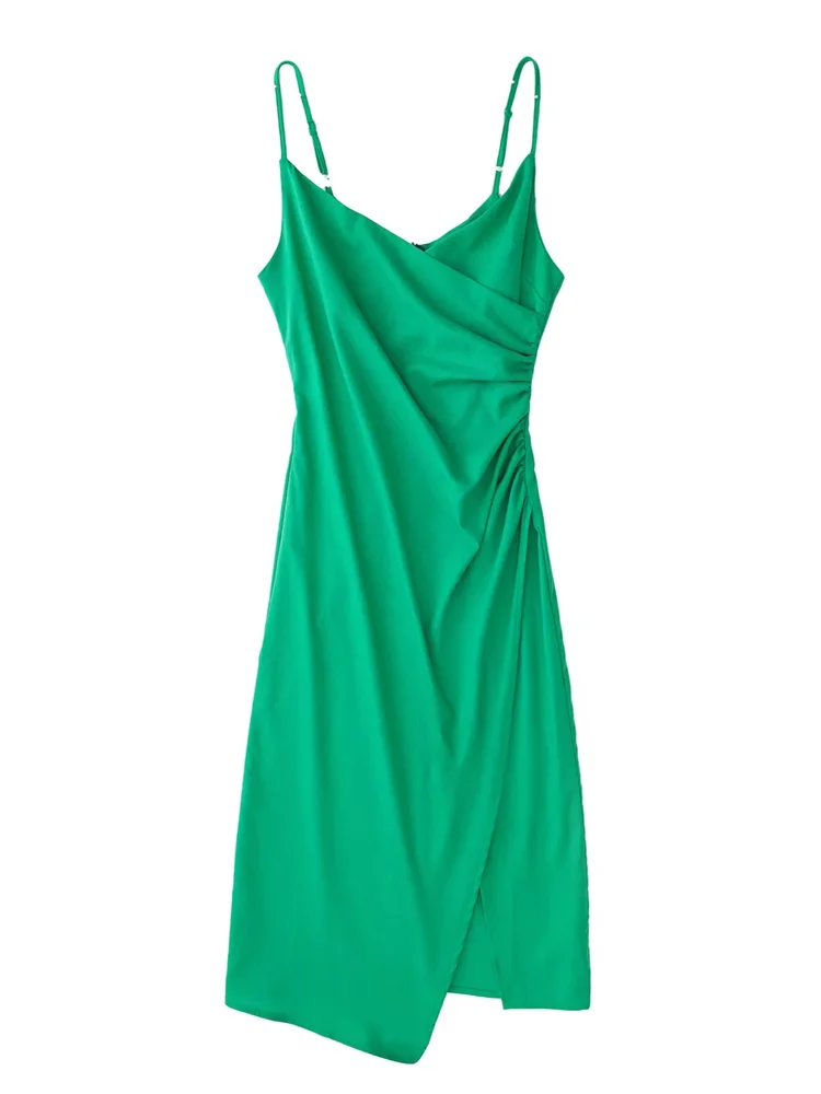 Elegant Women Green Backless Strap Dress High Waist Sexy Girls Dancing Party Mini Dress Vintage Female Vestidos
Elegant Women Green Backless Strap Dress High Waist Sexy Girls Dancing Party Mini Dress Vintage Female Vestidos