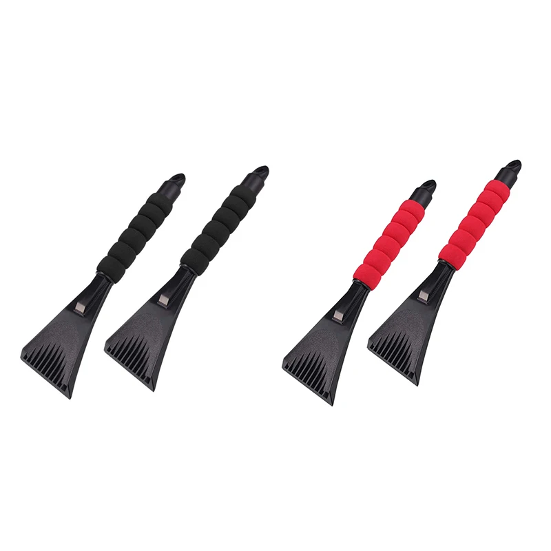 Ice Scrapers for Car Windshield 2 Pack, Snow Scraper with Foam Handle, Frost Snow Removal Brush for Car SUV Trucks
Ice Scrapers for Car Windshield 2 Pack, Snow Scraper with Foam Handle, Frost Snow Removal Brush for Car SUV Trucks