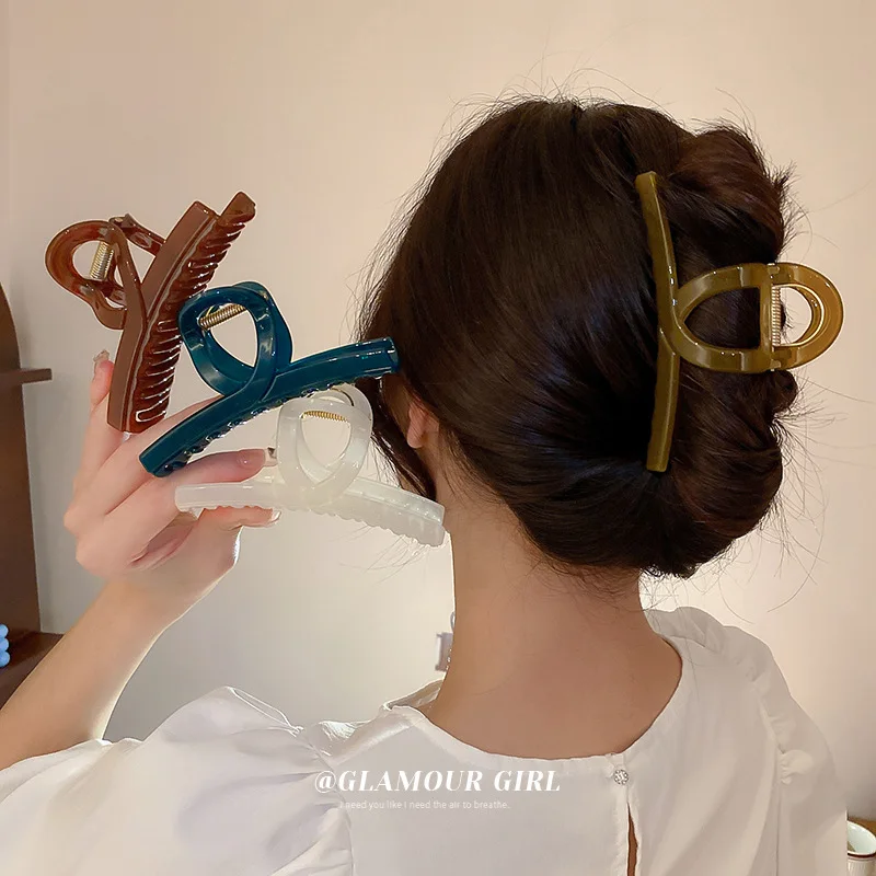 Simple Korean Style Acrylic Hairpin Net Red New Pan Hair Shark Clip Fashion Commuter Accessories Female
Simple Korean Style Acrylic Hairpin Net Red New Pan Hair Shark Clip Fashion Commuter Accessories Female