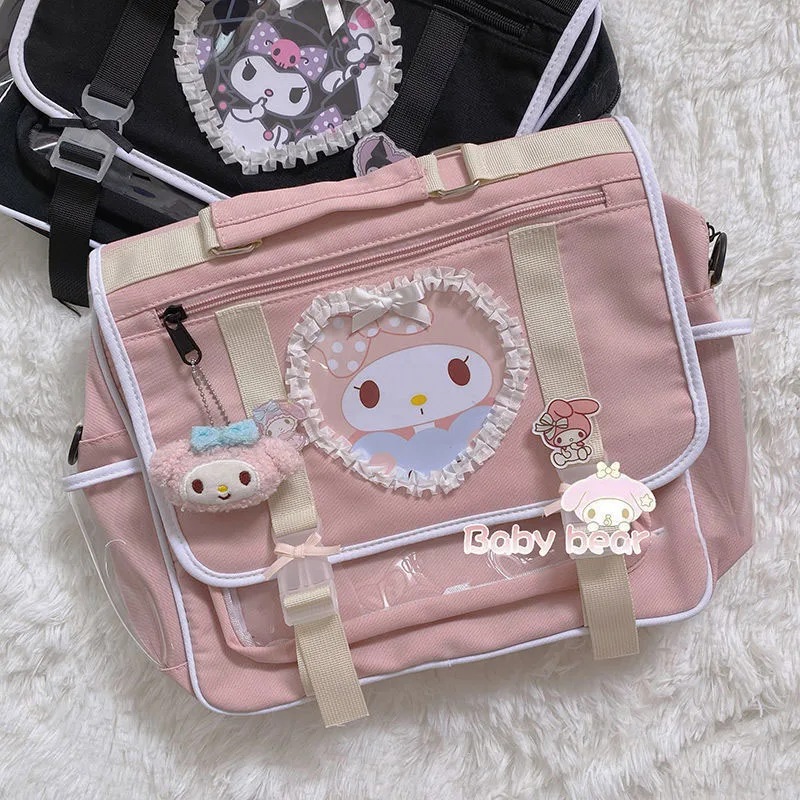 Kawaii Sanrios Jk Uniform Bag Kuromi My Melody Cartoon Anime Japanese Large-Capacity Handbag Backpack Satchel for Girls Gifts
Kawaii Sanrios Jk Uniform Bag Kuromi My Melody Cartoon Anime Japanese Large-Capacity Handbag Backpack Satchel for Girls Gifts