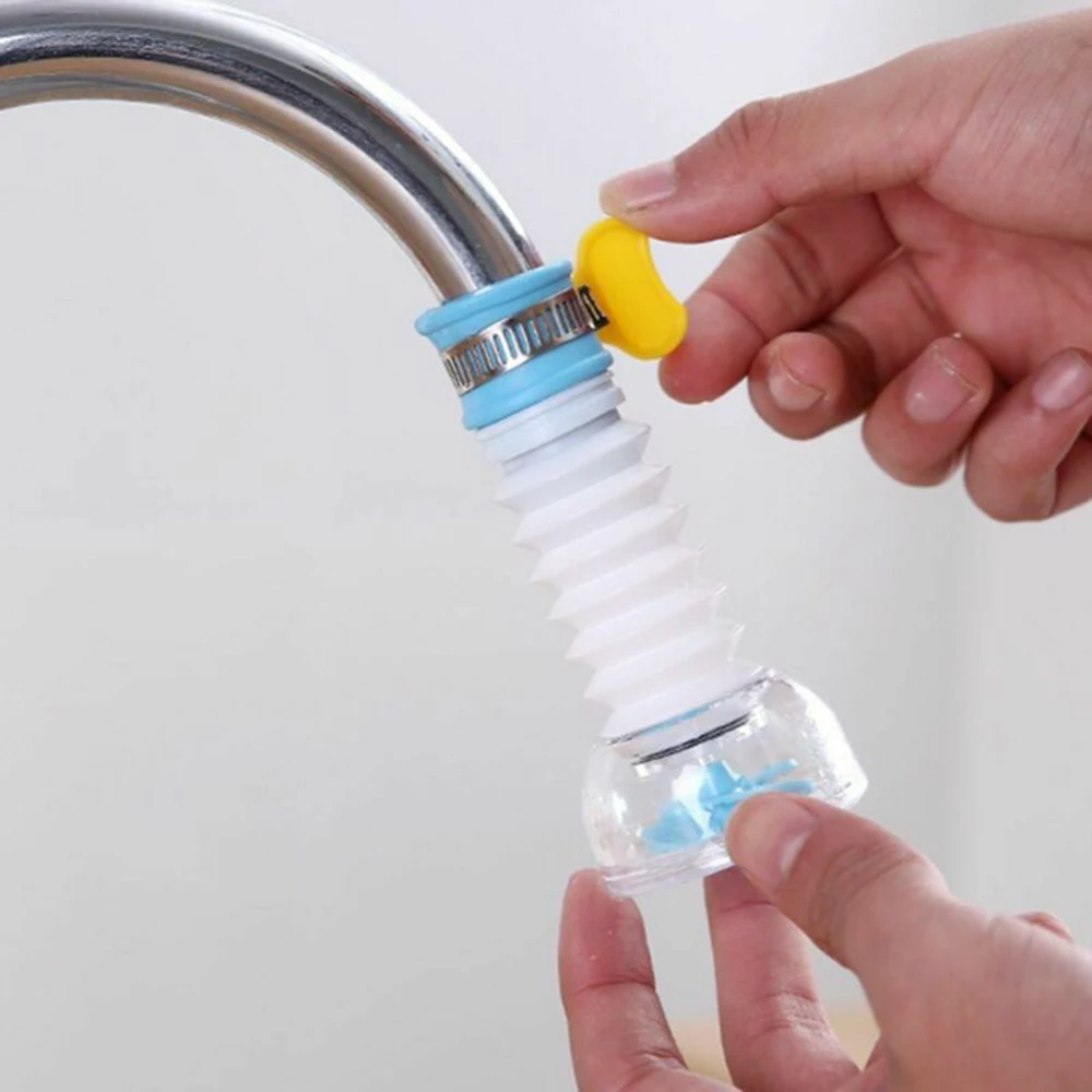 

360 ° Rotating Telescopic Water Filter Water-saving Device Faucet Booster For Water Pipe Retractable 360 Degrees Rotated