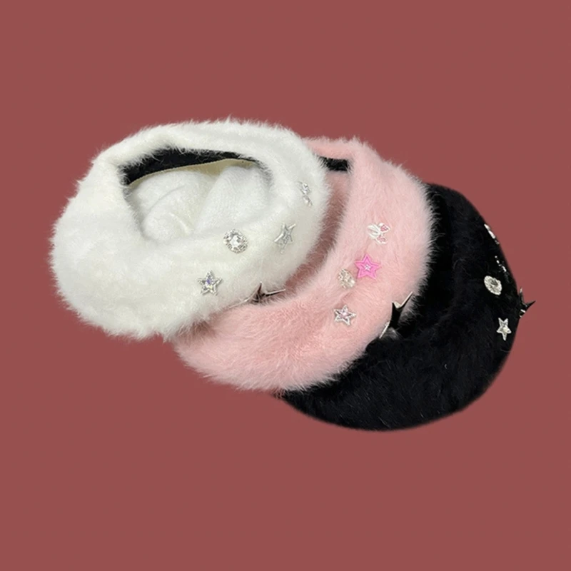 Women Driver Hat Cool Girls Shelby Cap for Autumn Winter Elegant Star Soft Cap 
Women Driver Hat Cool Girls Shelby Cap for Autumn Winter Elegant Star Soft Cap