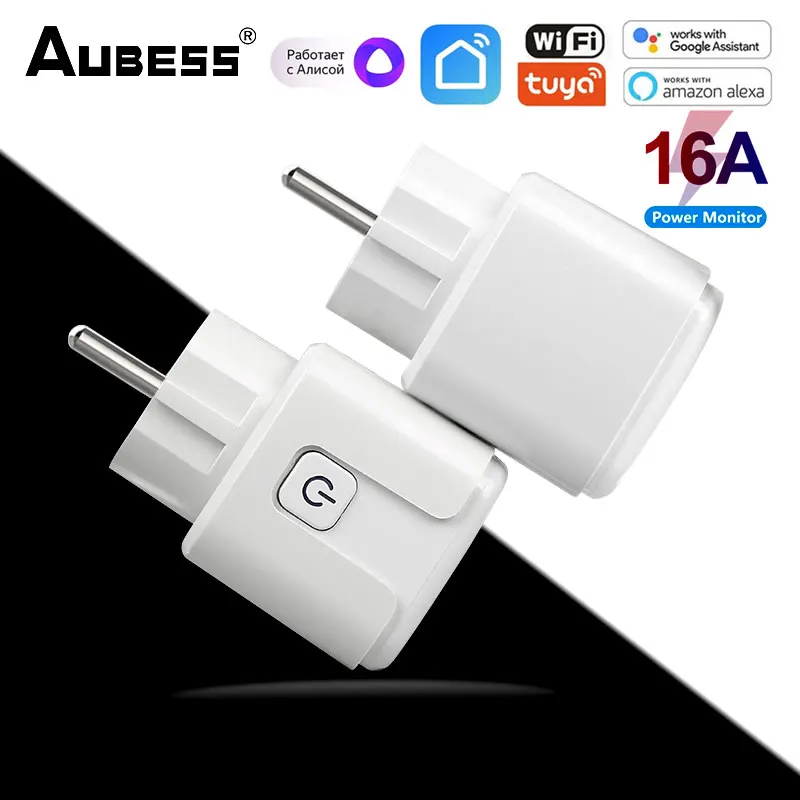 Смарт-розетка Aubess с поддержкой Wi-Fi 16 А | Электроника
