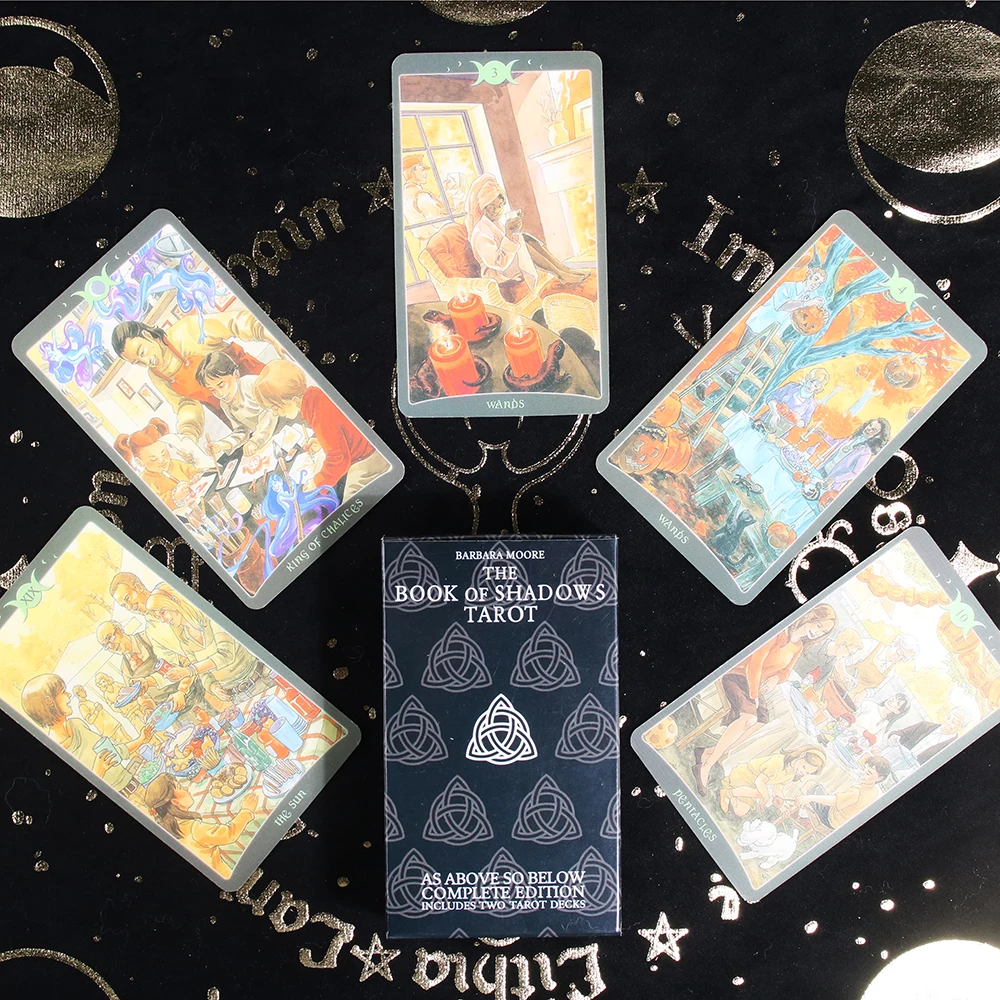 The Book of Shadows Complete Kit Tarot New High Quality Board Games For Fate Divination Party Entertainment Games
The Book of Shadows Complete Kit Tarot New High Quality Board Games For Fate Divination Party Entertainment Games