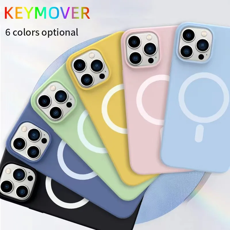 Luxury Color Magnetic Phone Case For iPhone 13mini 12 14 Pro Max Soft Silicone Frosted Anti Fingerprint and anti Fall Back Cover
Luxury Color Magnetic Phone Case For iPhone 13mini 12 14 Pro Max Soft Silicone Frosted Anti Fingerprint and anti Fall Back Cover