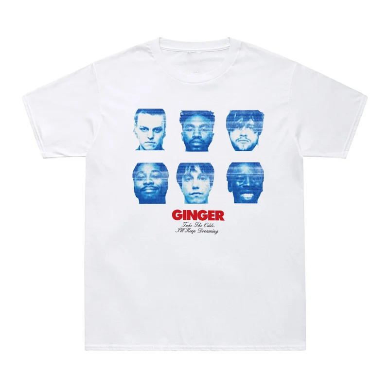 GINGER T Shirt Men All-American Boyband Brockhampton T-Shirts Cotton Tee Shirt Take The Odd I'Ll Keep Dreaming Letter Print Tees
GINGER T Shirt Men All-American Boyband Brockhampton T-Shirts Cotton Tee Shirt Take The Odd I'Ll Keep Dreaming Letter Print Tees