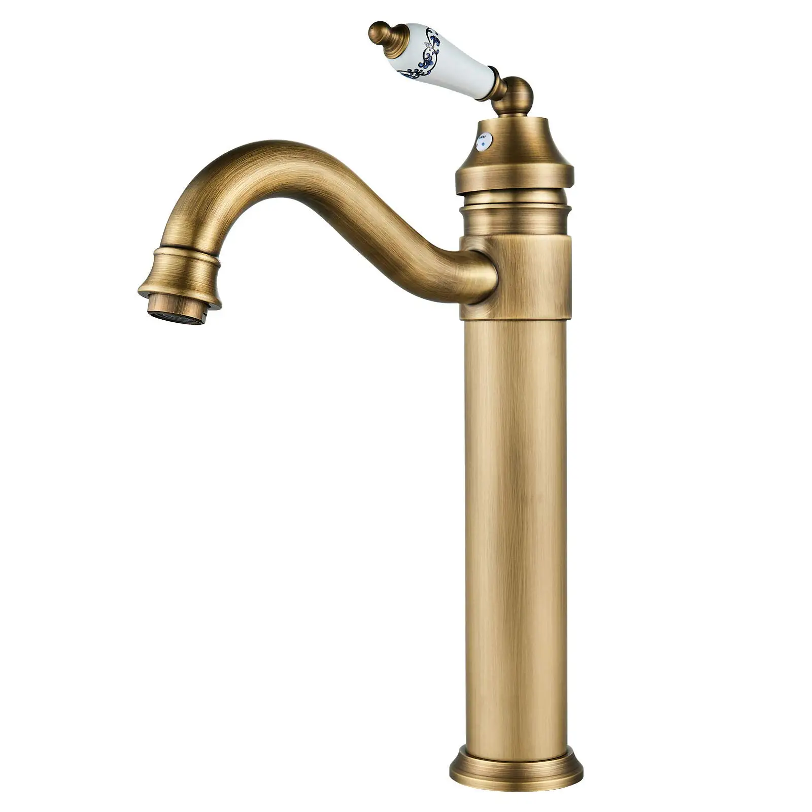 Kisimixer Antique Brass Bathroom Basin Faucet, Single Handle Bathroom Crane Long Spout Lavatory Sink Hot Cold Mixer Tap
Kisimixer Antique Brass Bathroom Basin Faucet, Single Handle Bathroom Crane Long Spout Lavatory Sink Hot Cold Mixer Tap