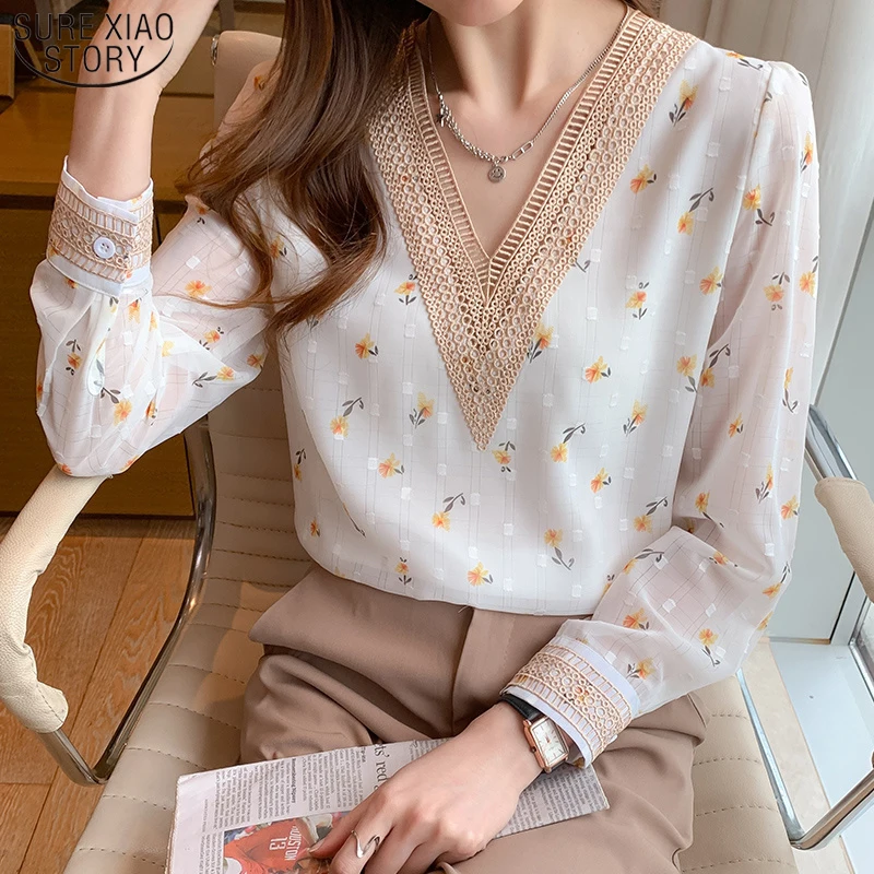 New Printing Woman Blouses Chiffon Blouse Fashion Women's Oversize Floral Shirt Free Shipping Long Sleeve Clothing Blusas 16376
New Printing Woman Blouses Chiffon Blouse Fashion Women's Oversize Floral Shirt Free Shipping Long Sleeve Clothing Blusas 16376