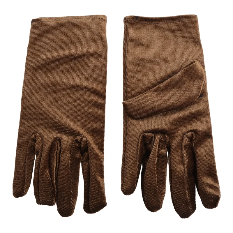 F42F Women Gold Velvet Short Gloves Short Sleeve Banquet Dress Gloves Multi Color Warm Velvet Elastic Spring Driving Gloves
F42F Women Gold Velvet Short Gloves Short Sleeve Banquet Dress Gloves Multi Color Warm Velvet Elastic Spring Driving Gloves