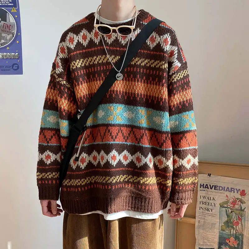 Vintage Sweater Chic Ins Harajuku College Couples Teens Knitwear All-match Thicker Fall Spring Popular Pullovers UNISEX
Vintage Sweater Chic Ins Harajuku College Couples Teens Knitwear All-match Thicker Fall Spring Popular Pullovers UNISEX