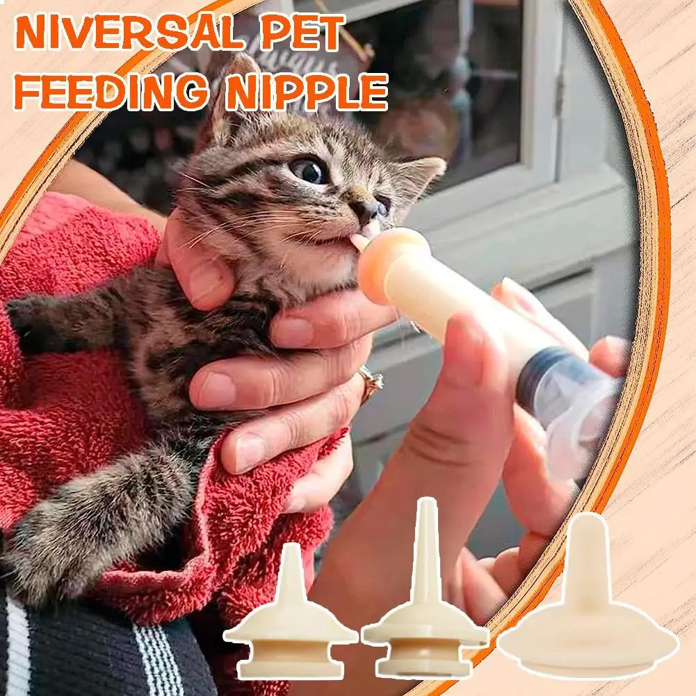 1pcs Universal Pet Feeding Nipple Mini Cat Silicone Feeding Pacifier For Newborn Kittens Puppies Rabbits Small Animals 
1pcs Universal Pet Feeding Nipple Mini Cat Silicone Feeding Pacifier For Newborn Kittens Puppies Rabbits Small Animals