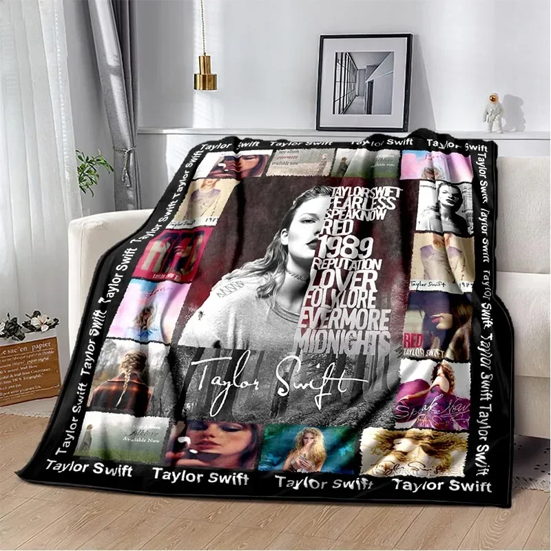Pop Female Singer Taylors Swifts Pattern Star Art Flannel Thin Portable Home Travel Office Lunch Break Blanket
Pop Female Singer Taylors Swifts Pattern Star Art Flannel Thin Portable Home Travel Office Lunch Break Blanket