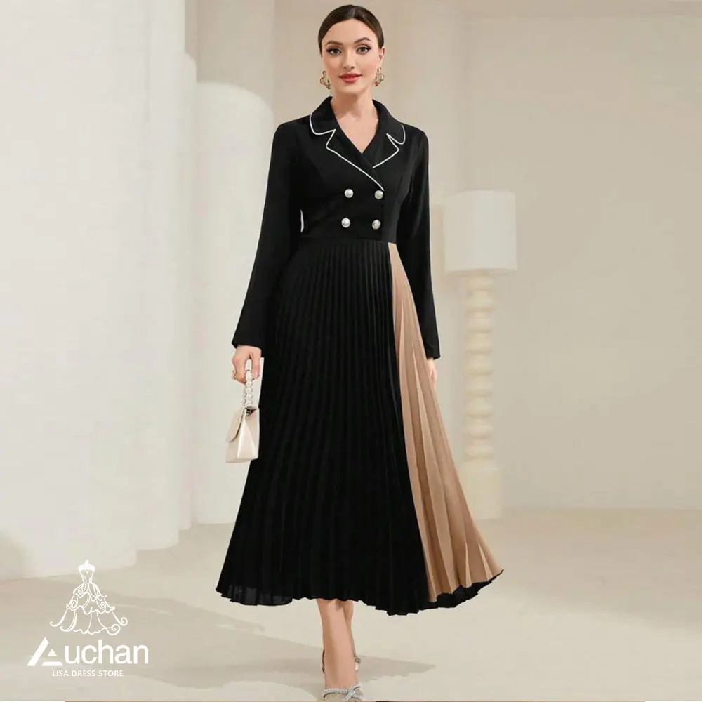 Auchan Scalloped Dubai Prom Dress Evening Dress Long Sleeves Ankle Length Elegant Wedding Party Formal Gowns For Women Arabic
Auchan Scalloped Dubai Prom Dress Evening Dress Long Sleeves Ankle Length Elegant Wedding Party Formal Gowns For Women Arabic