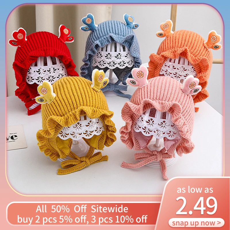 Christmas Ear Protection Knitted Hat For Baby Winter Warm Earmuffs Cap Princess Toddler Beanies Cartoon Infant Crochet Bonnet 
Christmas Ear Protection Knitted Hat For Baby Winter Warm Earmuffs Cap Princess Toddler Beanies Cartoon Infant Crochet Bonnet