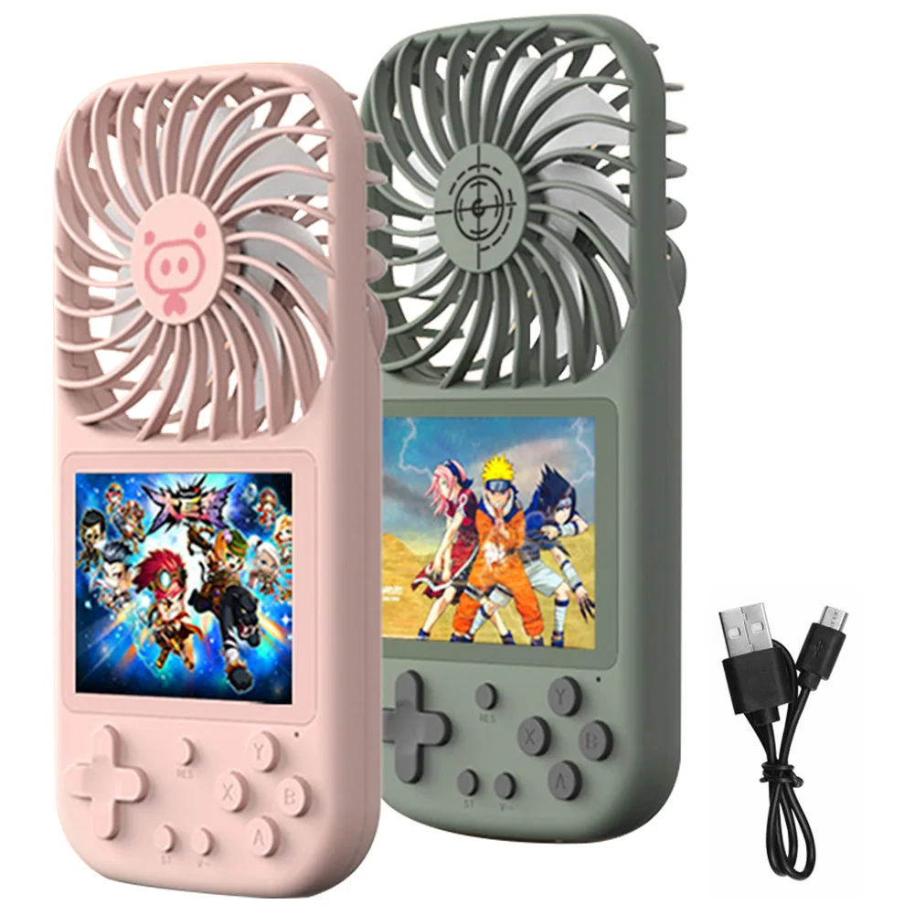 500 in 1 Game Console Handheld Game Console with USB Fan Color Display Retro Game Console with Mini Personal Fan for Kids Adults
500 in 1 Game Console Handheld Game Console with USB Fan Color Display Retro Game Console with Mini Personal Fan for Kids Adults