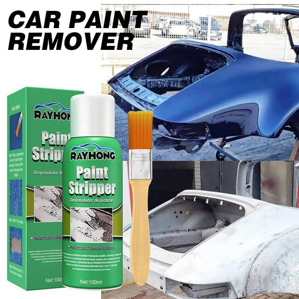 100ml Efficient Paint Remover With Brush For Car Wheel Hub Scratch Free Cleaning For Stripping Metal Surfaces S8a9
100ml Efficient Paint Remover With Brush For Car Wheel Hub Scratch Free Cleaning For Stripping Metal Surfaces S8a9