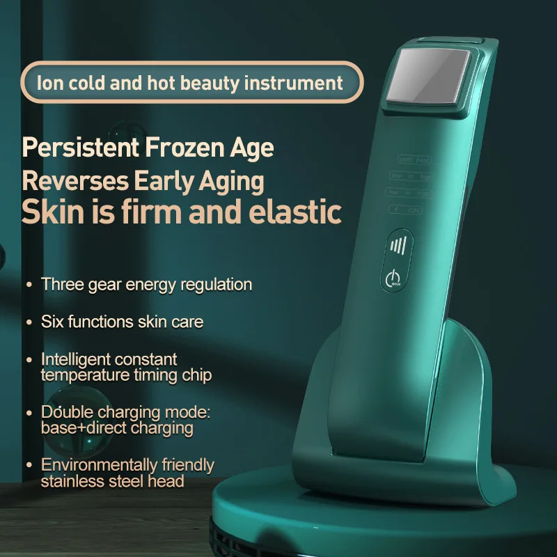 Ion Cold And Hot Beauty Instrument Vibration Massage Photon Rejuvenation Red And Blue Light RF
Ion Cold And Hot Beauty Instrument Vibration Massage Photon Rejuvenation Red And Blue Light RF