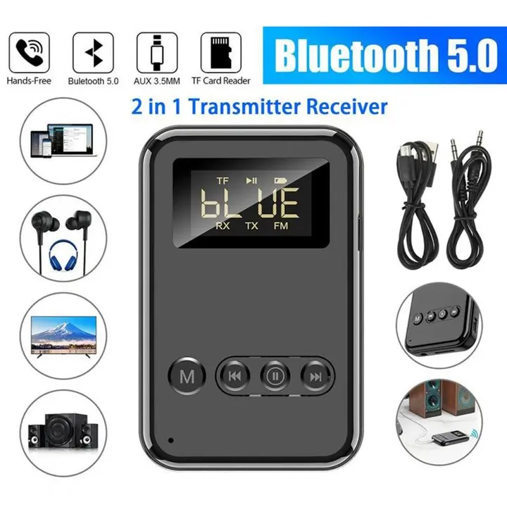 Wireless Bluetooth Transmitter Receiver Stereo Audio Adapter Speakers For Car Receiver Transmitter Two In One Adapter
Wireless Bluetooth Transmitter Receiver Stereo Audio Adapter Speakers For Car Receiver Transmitter Two In One Adapter