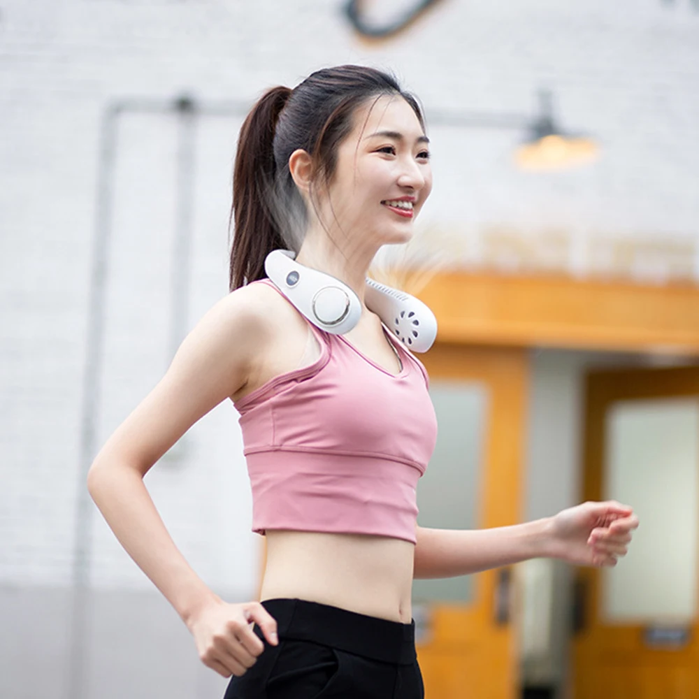 Portable Neck Fan Electric Wireless Hanging Neckfan USB Charging Mini Ventilador Cooling Bladeless Mute Neckband Fan For Sports
Portable Neck Fan Electric Wireless Hanging Neckfan USB Charging Mini Ventilador Cooling Bladeless Mute Neckband Fan For Sports