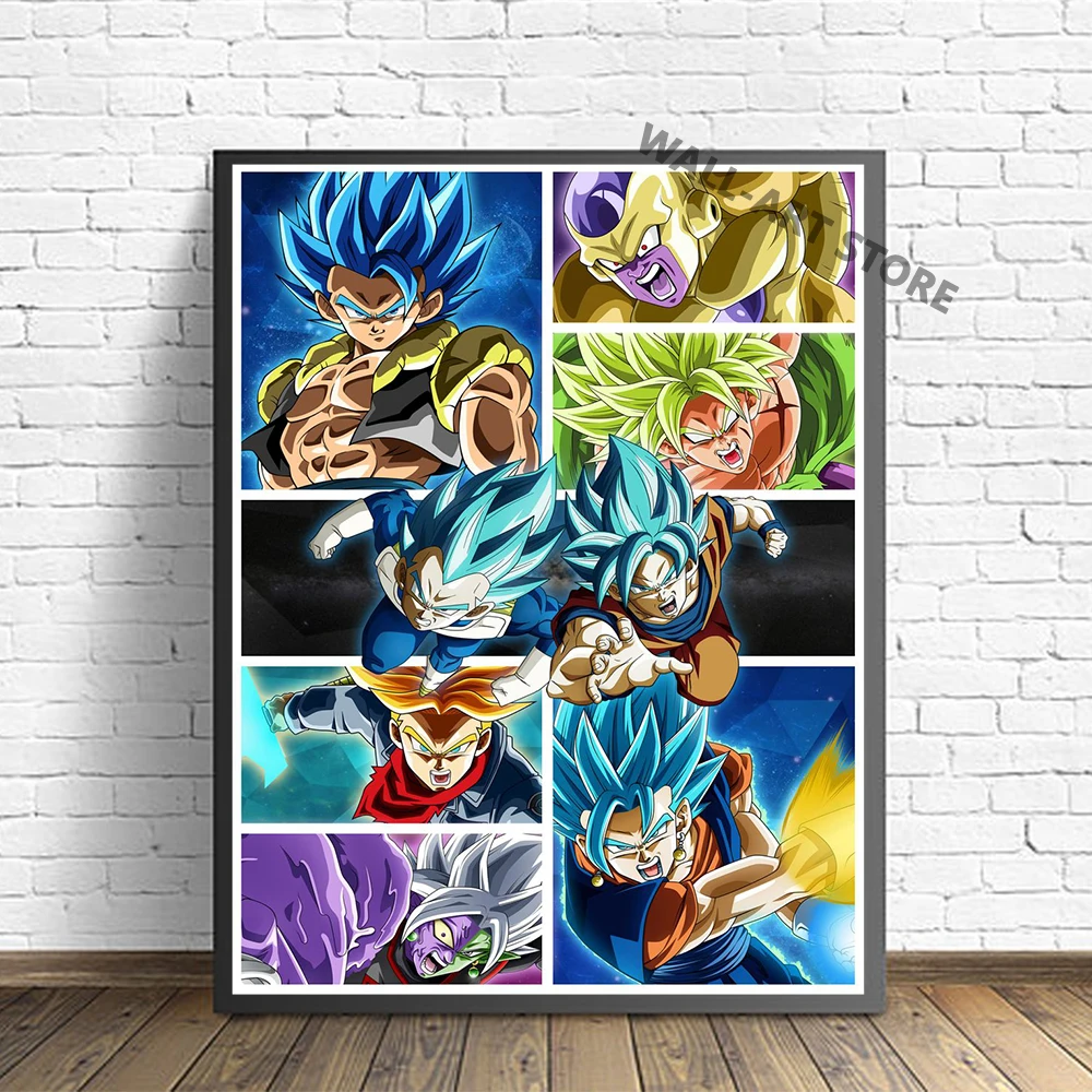 HD Prints Canvas Anime Dragon Ball Goku Vegeta Poster Painting Picture Wall Art Decor Modular Modern For Boys Bedroom Decoration
HD Prints Canvas Anime Dragon Ball Goku Vegeta Poster Painting Picture Wall Art Decor Modular Modern For Boys Bedroom Decoration