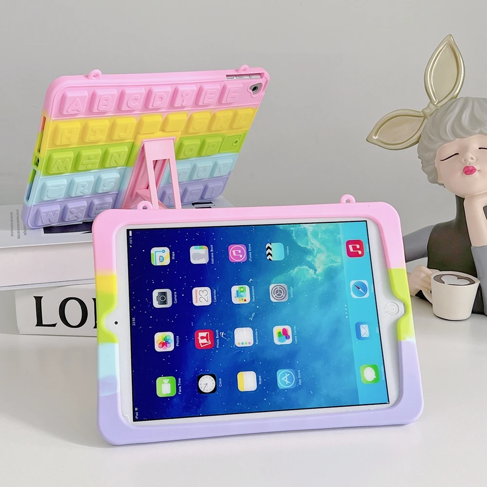 For iPad Air / Air2 9.7" Cover For iPad 9.7 2017 2018 case Silicon Shockproof Kids Cover For iPad 10.2 Pro 11 Air4 mini 5 Fundas
For iPad Air / Air2 9.7" Cover For iPad 9.7 2017 2018 case Silicon Shockproof Kids Cover For iPad 10.2 Pro 11 Air4 mini 5 Fundas
