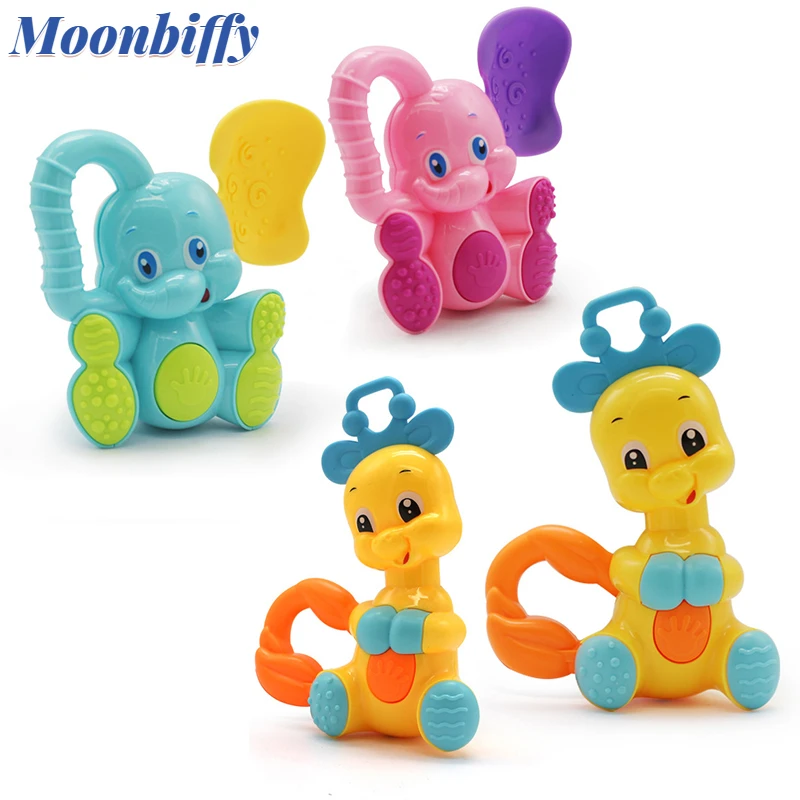 1Pcs/lot Baby Rattle Toys Deer Elephant Hand Grip Soft Rattles Shaker Teether Infant Newborn Teether Educational Toys dropship
1Pcs/lot Baby Rattle Toys Deer Elephant Hand Grip Soft Rattles Shaker Teether Infant Newborn Teether Educational Toys dropship