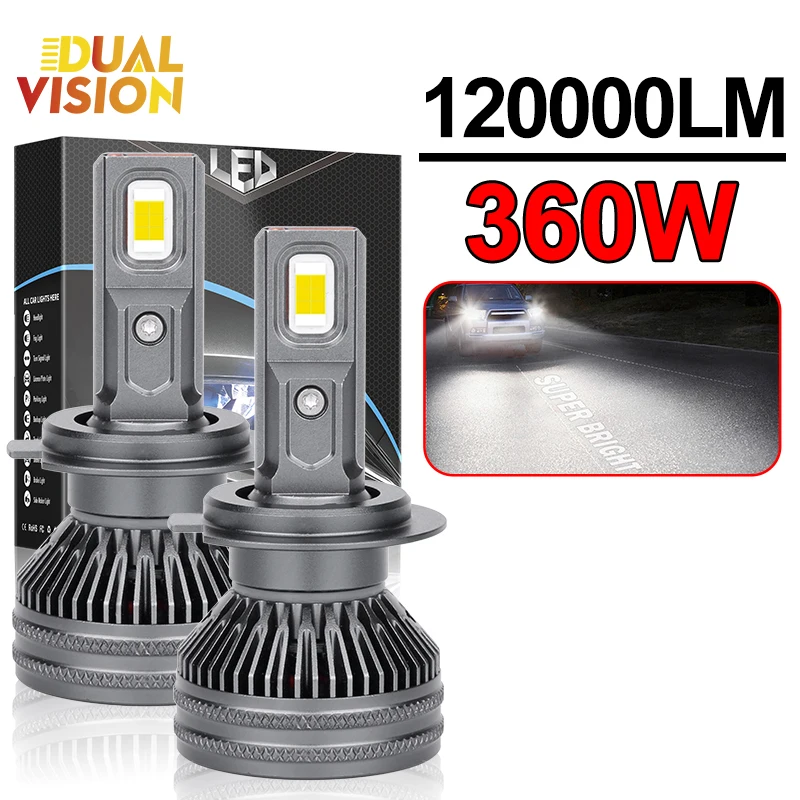 

Dualvision 120000LM LED K5C K5S H7 LED H4 H11 H1 H8 HB3 9005 9006 HB4 9012 HIR2 H9 H16JP 5570 CSP Canbus 360W STG High Low Beam