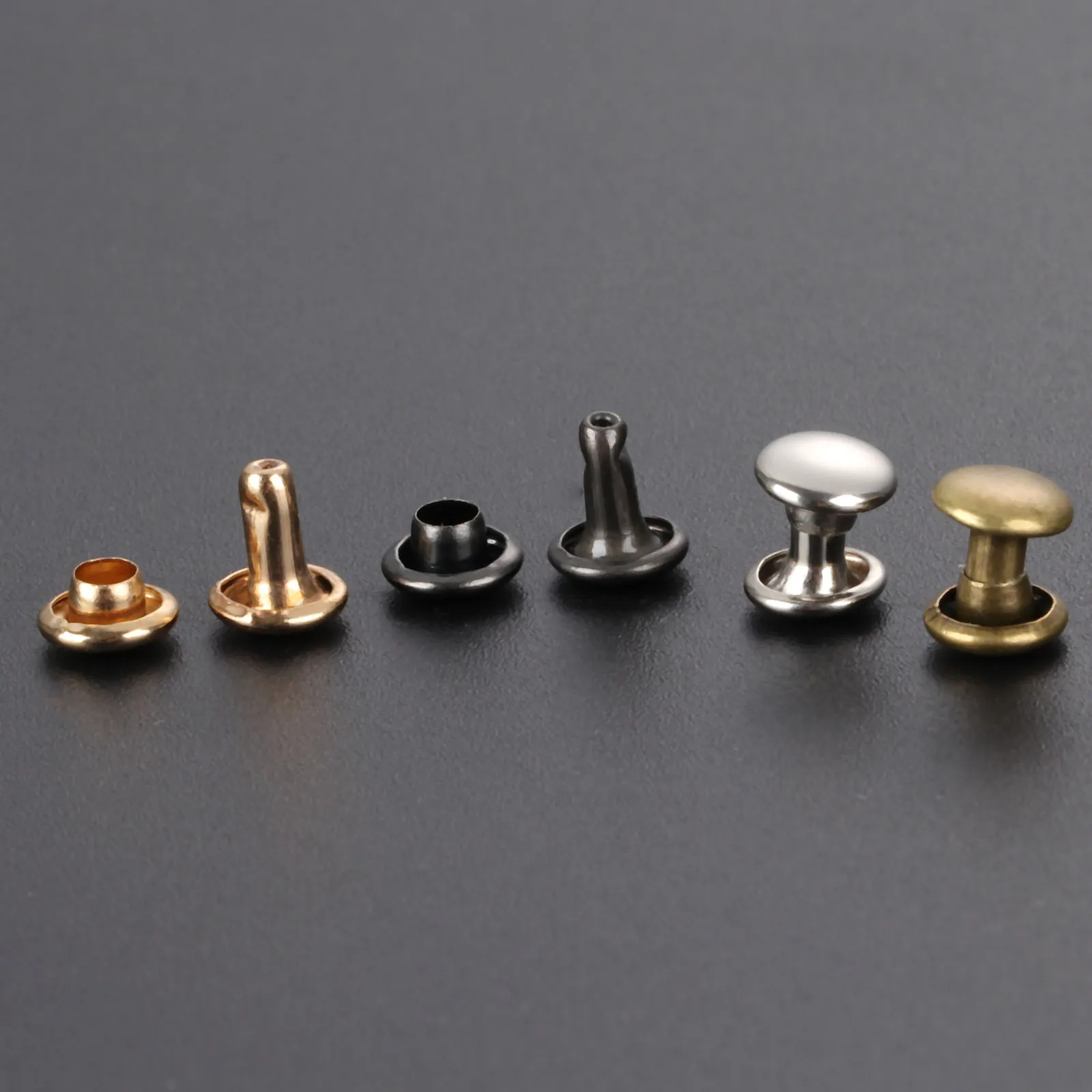 100pcs Round Double Cap Rivet Stud Collision Nail Spike Rock Leathercraft Shoe Bag Belt Garment Bracelet 6mm 8mm 10mm
100pcs Round Double Cap Rivet Stud Collision Nail Spike Rock Leathercraft Shoe Bag Belt Garment Bracelet 6mm 8mm 10mm