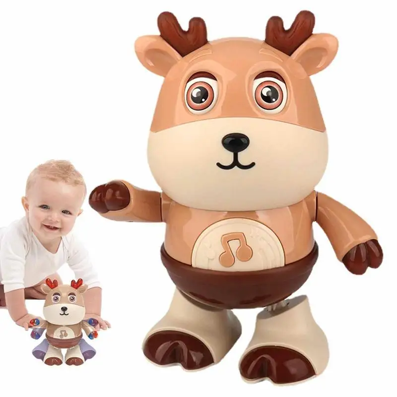 Kids Music Robot Portable Dancing Deer Robot Twerking Animal Toys Multifunctional Musical Walking Dancing Robot Toy Attractive
Kids Music Robot Portable Dancing Deer Robot Twerking Animal Toys Multifunctional Musical Walking Dancing Robot Toy Attractive