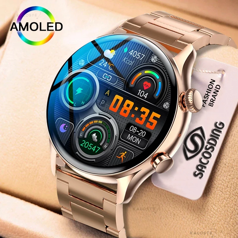 New Smart Watch AMOLED HD Screen Always On Display Women Watches Bluetooth Call IP68 Waterproof Sport fitness Men Smartwatch
New Smart Watch AMOLED HD Screen Always On Display Women Watches Bluetooth Call IP68 Waterproof Sport fitness Men Smartwatch