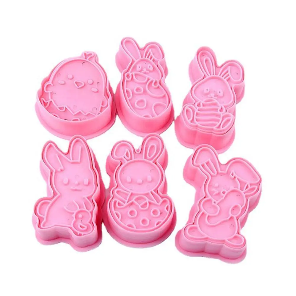 6pcs Pink Easter Cute Bunny Egg Cake Cookie Mold Holiday Party Handmade Cookie Making With Kids Kitchen Baking Snack Tools
6pcs Pink Easter Cute Bunny Egg Cake Cookie Mold Holiday Party Handmade Cookie Making With Kids Kitchen Baking Snack Tools