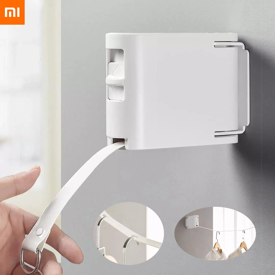 Xiaomi Nail-free widened clothesline Widened rope belt strong load-bearing automatic recycling anti-skid and wind
Xiaomi Nail-free widened clothesline Widened rope belt strong load-bearing automatic recycling anti-skid and wind