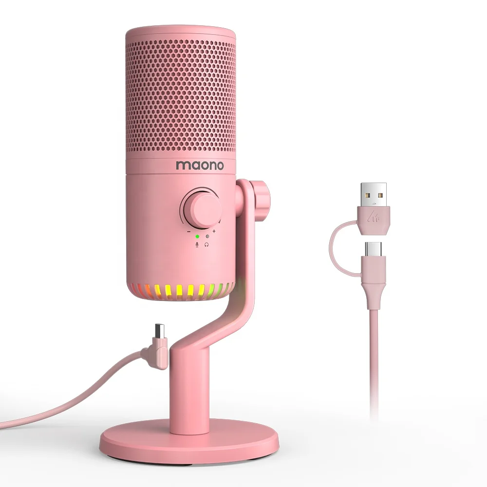 Maono Latest USB Gaming Microphones EQ Control Microfono Condensador Streaming Mic For PS4 RGB 3-in-1 Knob Gaming Microphones
Maono Latest USB Gaming Microphones EQ Control Microfono Condensador Streaming Mic For PS4 RGB 3-in-1 Knob Gaming Microphones